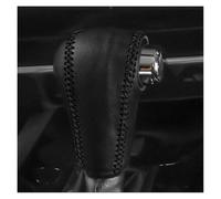 YDXHERTA Housse De Protection En Cuir Pour Pommeau De Levier De Vitesse Pour Vezel Pour HRV Pour HR-V 2014-2020 Colliers Levier Vitesse Automatiques LHD/RHD Amélioration Intérieure(Black,LHD)