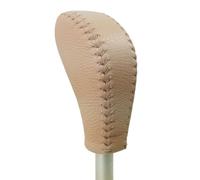 YDXHERTA Housse De Protection Pour Levier De Vitesse Automatique Pour Porsche Cayenne 2003-2009 Housse De Levier De Vitesse En Cuir Housse Levier Vitesse Amélioration Intérieure(Beige)