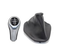 YDXHERTA Levier De Levier De Vitesse De Changement De Vitesse De Voiture En Cuir À 5/6 Vitesses Et Couvercle De Botte De Guêtre Pour BMW Série 5 E39 Pièces Automobiles(5 speed)