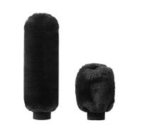 YDXHERTA Lot De 2 Couvre-poignées De Frein À Main De Voiture Poignée En Peluche Douce Et Chaude Pour Frein À Main Amélioration Intérieure(Black)