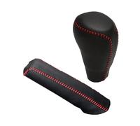 YDXHERTA Lot De 2 Housses De Levier De Vitesse En Cuir Pour Toyota Corolla 2014-2018 Accessoires D'intérieur De Voiture Amélioration Intérieure(Rood)