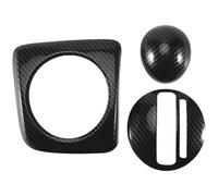 YDXHERTA Lot De 3 Garnitures De Panneau De Changement De Vitesse En Fibre De Carbone Pour Voiture, Conduite À Droite, Pour Civic 2006-2011 Amélioration Intérieure