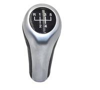 YDXHERTA Pommeau De Levier De Vitesse Chromé 1 Pièce Pour BMW Série 1 3 5 6 E46 E53 E60 E61 E63 E65 E81 E82 E83 E87 E90 E91 E92 X1 X3 X5 M Pièces Automobiles(5-speed)