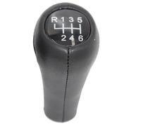 YDXHERTA Pommeau De Levier De Vitesse Chromé 1 Pièce Pour BMW Série 1 3 5 6 E46 E53 E60 E61 E63 E65 E81 E82 E83 E87 E90 E91 E92 X1 X3 X5 M Pièces Automobiles(Without holes,6-speed)