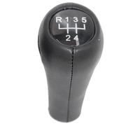 YDXHERTA Pommeau De Levier De Vitesse Chromé 1 Pièce Pour BMW Série 1 3 5 6 E46 E53 E60 E61 E63 E65 E81 E82 E83 E87 E90 E91 E92 X1 X3 X5 M Pièces Automobiles(Without holes,5-speed)