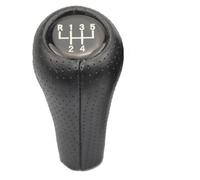 YDXHERTA Pommeau De Levier De Vitesse Chromé 1 Pièce Pour BMW Série 1 3 5 6 E46 E53 E60 E61 E63 E65 E81 E82 E83 E87 E90 E91 E92 X1 X3 X5 M Pièces Automobiles(With holes,5-speed)