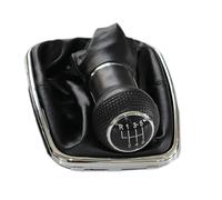 YDXHERTA Pommeau De Levier De Vitesse De Voiture 23MM Capuchons Noirs 5/6 Vitesses Avec Cadre Noir Pour Golf 4 1998 - 2006 Pièces Automobiles(6-speed)