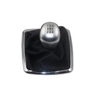 YDXHERTA Pommeau De Levier De Vitesse De Voiture 5/6 Vitesses Couvercle De Levier De Vitesse Pour Focus 2 MK2 FL Pour C-MAX 2006-2011 Pièces Automobiles(Silver,5-speed)