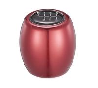 YDXHERTA Pommeau De Levier De Vitesse Manuel En Aluminium MT Levier De Vitesse À 5 Vitesses 6 Vitesses Autocollant Boule De Changement De Vitesse Amélioration Intérieure(Rood)