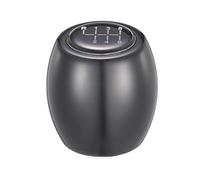 YDXHERTA Pommeau De Levier De Vitesse Manuel En Aluminium MT Levier De Vitesse À 5 Vitesses 6 Vitesses Autocollant Boule De Changement De Vitesse Amélioration Intérieure(Black)