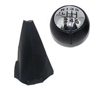 YDXHERTA Pommeau De Levier De Vitesse Manuel En Cuir PU Manette De Vitesse Bâton De Poignée Pour Peugeot 307 308 3008 407 5008 807 Pour Citroën C3 C4 C8 Pièces Automobiles(6 speed)