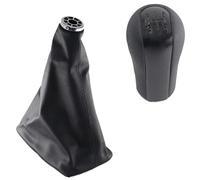 YDXHERTA Pommeau De Levier De Vitesse Manuel Noir Et Cuir Pour Toyota Corolla Estate (_E12_) (2001 - 2007) Pièces Automobiles