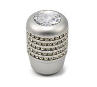 YDXHERTA Pommeau De Levier De Vitesse Style Diamant Universel Pour Transmission Manuelle Accessoires D'intérieur Automobile Amélioration Intérieure(Silver)