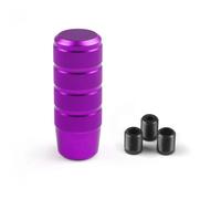 YDXHERTA Pommeau De Levier De Vitesse Universel 95 Mm Transmission Manuelle En Aluminium Moleté Pour Voiture Amélioration Intérieure(Purple)