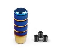 YDXHERTA Pommeau De Levier De Vitesse Universel 95 Mm Transmission Manuelle En Aluminium Moleté Pour Voiture Amélioration Intérieure(Metallic)