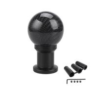 YDXHERTA Pommeau De Levier De Vitesse Universel En Aluminium Et Fibre De Carbone Pour Transmission Manuelle Amélioration Intérieure(Black)