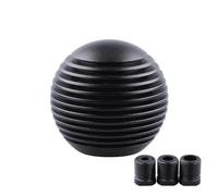 YDXHERTA Pommeau De Levier De Vitesse Universel Rond En Alliage D'aluminium Poignée De Levier De Vitesse Pommeau De Levier De Vitesse Accessoires Voiture Amélioration Intérieure(Black)