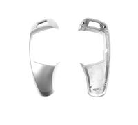 YDXHERTA Pour BMW F01 F02 F10 F18 LHD RHD Cache-pommeau De Levier De Vitesse En Fibre De Carbone ABS Accessoires De Remplacement (2008-2013) Amélioration Intérieure(Silver,RHD)