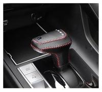 YDXHERTA Pour Hyundai Elantra 2021-2022 Housse De Levier De Vitesse Protection En Cuir Synthétique Accessoires Intérieurs Amélioration Intérieure(Rood)