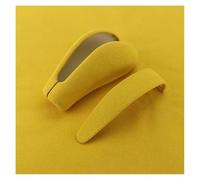 YDXHERTA Pour Porsche Cayenne 2004 2005 2006 2007 2008 2009 Pommeau De Levier De Vitesse En Daim Housse De Protection Cadre Accessoires De Décoration Amélioration Intérieure(Yellow)