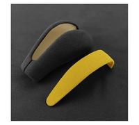 YDXHERTA Pour Porsche Cayenne 2004 2005 2006 2007 2008 2009 Pommeau De Levier De Vitesse En Daim Housse De Protection Cadre Accessoires De Décoration Amélioration Intérieure(Black-yellow)