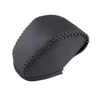 YDXHERTA Pour Toyota Pour Highlander Pour RAV4 2020-2024 Colliers De Levier De Vitesse De Voiture En Cuir PU Couvre-pommeau De Levier De Vitesse Couvre-tête Amélioration Intérieure(Black)