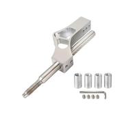 YDXHERTA Rallonge De Levier De Vitesse Universelle Réglable Extension De Levier De Vitesse De Voiture Avec Adaptateurs 8, 10 Et 12 Amélioration Intérieure(Silver)