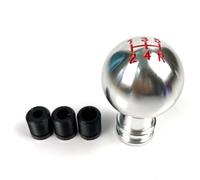 YDXHERTA Réaménagement Automobile Poignée De Vitesse Tête De Changement De Vitesse Manuelle 5/10 Vitesses Pommeau De Levier De Vitesse Universel En Métal Pièces Automobiles(Silver,5-speed)