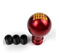 YDXHERTA Réaménagement Automobile Poignée De Vitesse Tête De Changement De Vitesse Manuelle 5/10 Vitesses Pommeau De Levier De Vitesse Universel En Métal Pièces Automobiles(Rood,10-speed)