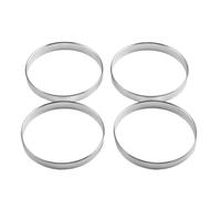 YDYAENIO Anneaux Centriques de Moyeu Lot de 4 bagues centrage moyeu en Aluminium 72,6 mm for moyeux Voiture jusqu'à 74,1 d'alésage Roue, adaptées aux pièces Automobiles et Accessoires