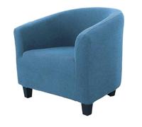 YDYAENIO Elastic Stretch Tub Chair Cover Armchair Seat Sofa Skin Covers Full Slipcover Seat Covers Office Chair Chair Covers Wedding pour Salle à Manger Slipcover(Blue)