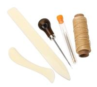 YDYAENIO Kit Reliure Livre Ensemble d'outils Kit de reliure Fournitures d'artisanat Outils couture Kits travail du cuir légers et portables