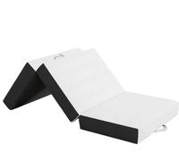 YDYAENIO Matelas Pliable Simple, 10 cm, en Mousse à mémoire de Forme, Pliable en Trois Parties, for Voyage, Camping et lit d'appoint pour Camping, Appoint