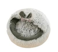 YDYAENIO Panier for Animaux de Compagnie, Super Doux, Lavable, en Peluche, for Un Sommeil Profond, idéal for Les Chats et Les Chihuahuas.(Grey,65cm)