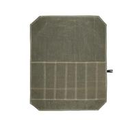 YDYAENIO Sac à Rouleau de Couverts Sacoche de Rangement for Couteaux à 7 Compartiments, Facile Transporter, en Toile imperméable, avec Pochette for Cuisine(Green)