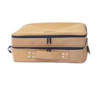 YDYAENIO Sac de Rangement de réservoir de gaz à Double Couche, Tissu Oxford résistant à l'usure, Haute capacité for Plaque de Cuisson, cuisinière à Cassette à gaz pour Jardin, Maison, Barbecue(Khaki)
