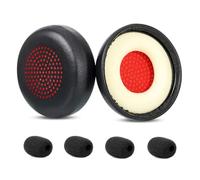 YDYBZB Savi 8220 Coussinets de rechange compatibles avec les casques sans fil Plantronics Savi 8220 Savi 8210 Savi 8200 en cuir protéiné avec mousse d'isolation acoustique - Noir