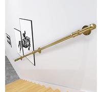 YDYFC Banistre Moderne Main Balustrade Balustrade Balustrade Balustrade Pied Rail Support, Rail de sécurité for escalier intérieur et extérieur - 60cm 1m 150cm 2m 300cm - Fer à Repasser en métal doré