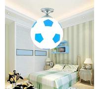YDZB Créativité Basketball Football Plafonnier LED E27 Plafonnier Décoration de chambre d'enfants Lampes suspendues Convient pour Chambre Salon Salle à manger Magasin de sport (Bleu)