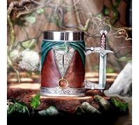 YDZYFFS 300ML Tasse A Cafe - Verre A Eau - Mug, Chope À Bière 3D En Résine Peinte À La Main Avec Insert Amovible, Chope À Café Tendance En Forme De Tonneau En Bois, Décoration Nordique