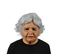 YDZYFFS 3D Masque De Vieil Homme En Latex - Masque Halloween, Masques D'Halloween Réaliste Pour Adultes, Masques De Grand-père Anti-rides(#6)