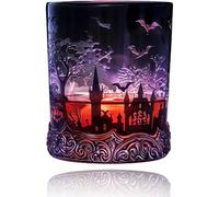 YDZYFFS 3D Tasse A Cafe - Verre A Eau - Mug, Bouteille De Whisky Style Potion Magique, Carafe À Élixir De Vampire Gothique Pour Le Vin, Bouteille De Whisky D'Halloween, Cadeau Unique(Black)