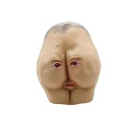 YDZYFFS Taille unique Masque Halloween - Masque D'Halloween En Forme De Fesses, Masque Horreur Realiste, Accessoire De Fête Amusant Pour Adulte, Chignons De Tête D'horreur En Latex