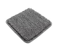 Yeaban Mini tapis chenille absorbant et lavable, antidérapant, doux pour salle de bains de camping-car, petit espace (gris foncé)