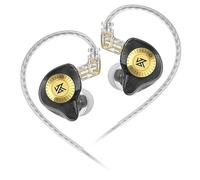 Yeabomy KZ edX Ultra HiFi Dynamic 3,5 mm Écouteurs Intra - Auriculaires Écouteurs Gaming filaires (avec Microphone, sans Microphone) Mise à Jour EDX Pro (Balk, No Mic)