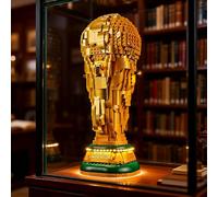 YEABRICKS - Kit de lumières LED pour Lego - 43020 Éditions Ensemble Coupe du Monde FIFA Officiel, Modèle de Briques Trophée (Ensemble de Construction NON Inclus)