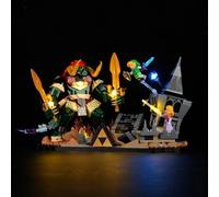 YEABRICKS Kit d'éclairage LED pour Lego - 77093 La Légende de Zelda Ocarina of Time - La Bataille Finale modèle de blocs de construction (le set de construction n'est pas inclus)