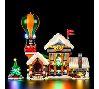 YEABRICKS Lampe LED pour 10339 Icons Santa's Post Office Building Blocks Model (kit de construction non inclus)