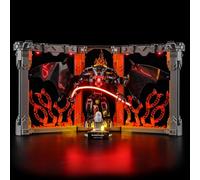 YEABRICKS Lampe LED pour Lego-10367 Icons Le Seigneur des Anneaux : Balrog Book Nook Modèle de blocs de construction (ensemble Lego non inclus)