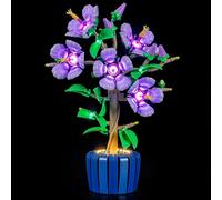 YEABRICKS Lampe LED pour Lego-10372 Modèle de blocs de construction botaniques Hibiscus (kit de construction non inclus)